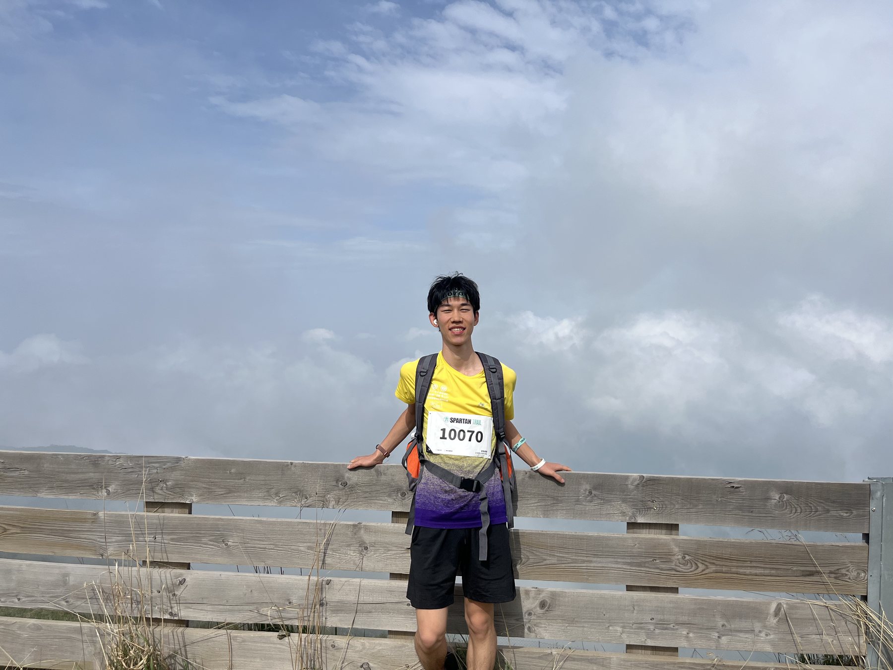 Tenne after completing a coastal race